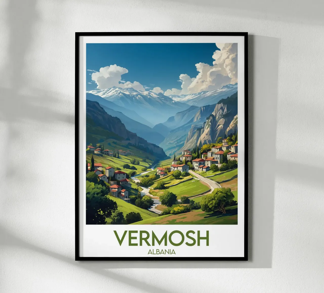 Affiche Vermosh poster con telaio in alluminio da Frame the World