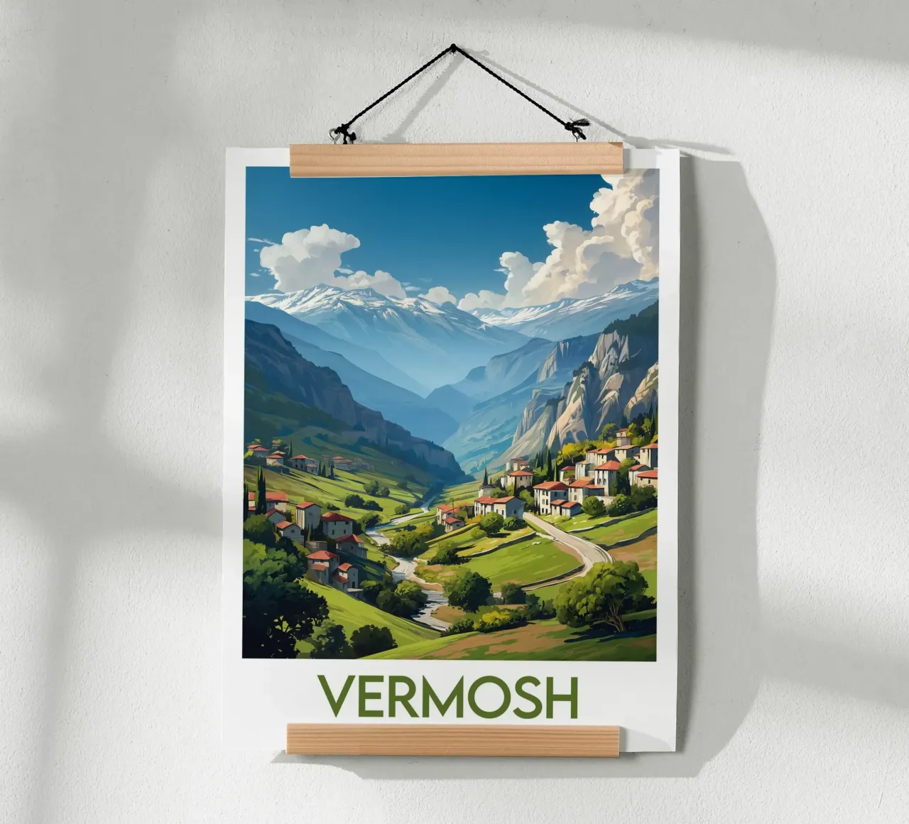 Affiche Vermosh poster con telaio in alluminio da Frame the World