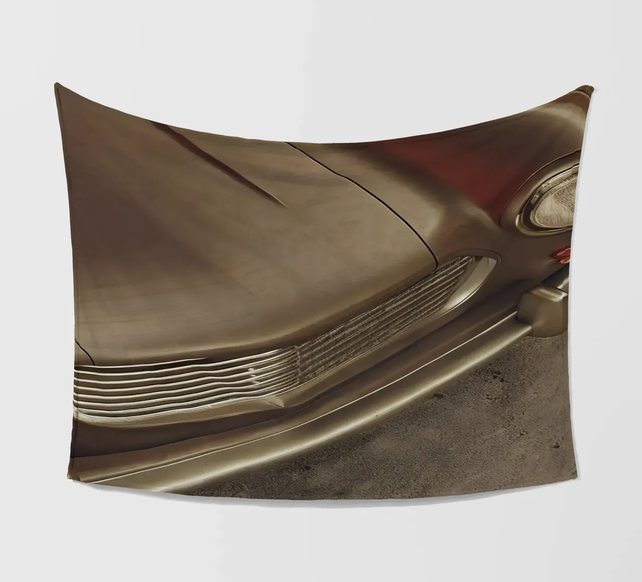 Antike Oldtimer Fleecedecke von CAR EDITION