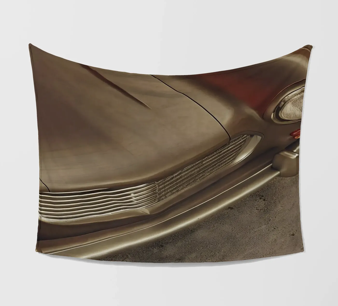 Antike Oldtimer Fleecedecke von CAR EDITION