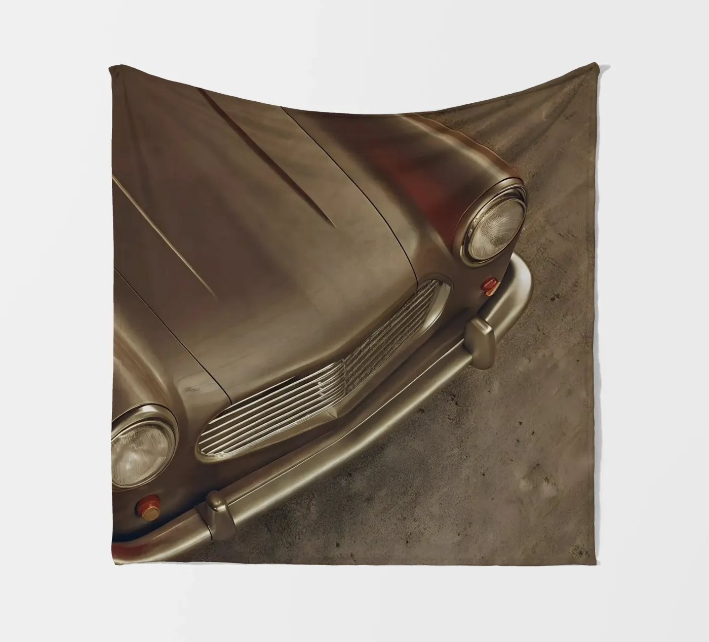 Antike Oldtimer Fleecedecke von CAR EDITION