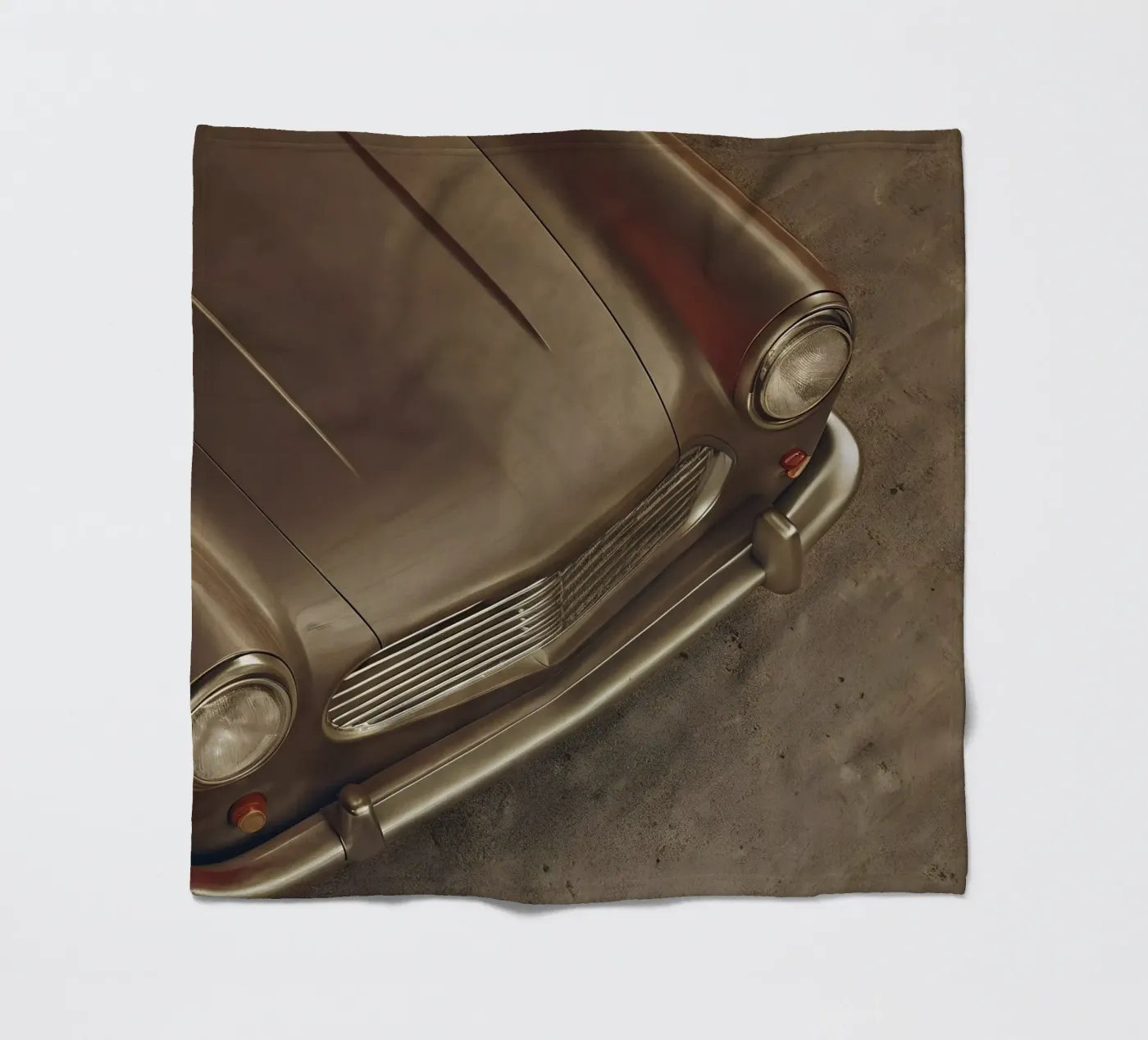 Antike Oldtimer Fleecedecke von CAR EDITION