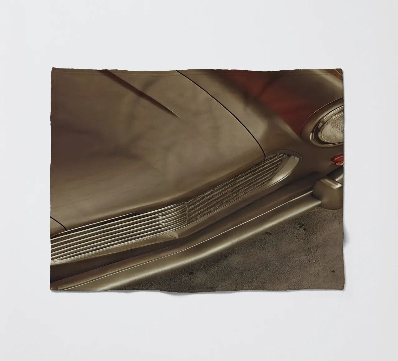 Antike Oldtimer Fleecedecke von CAR EDITION