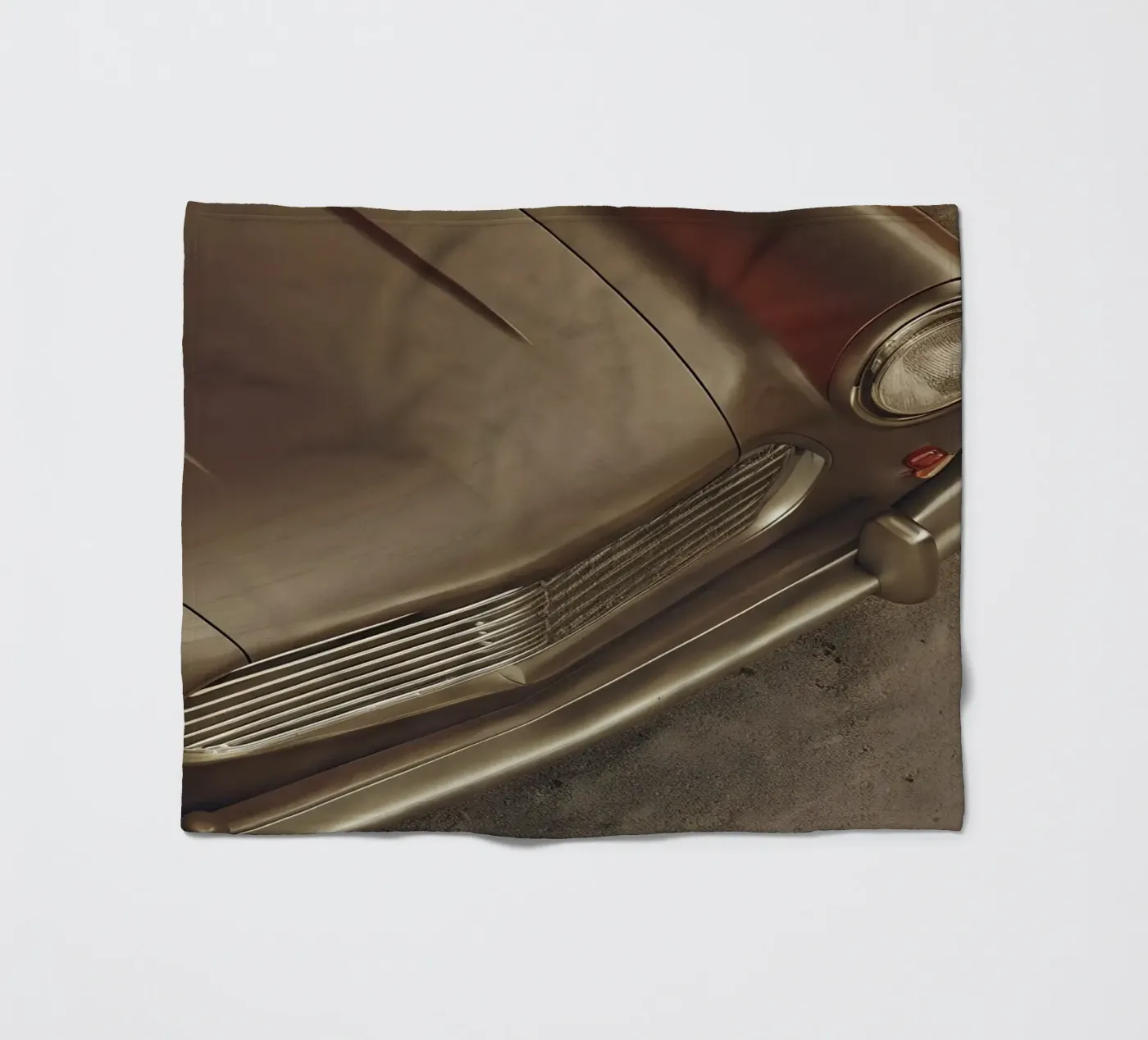 Antike Oldtimer Fleecedecke von CAR EDITION