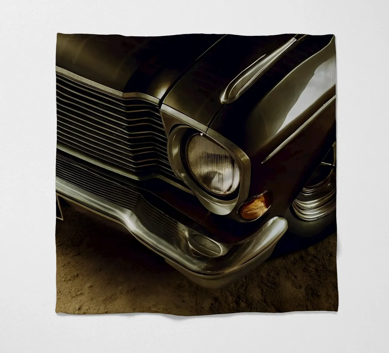 Antike Oldtimer Fleecedecke von CAR EDITION