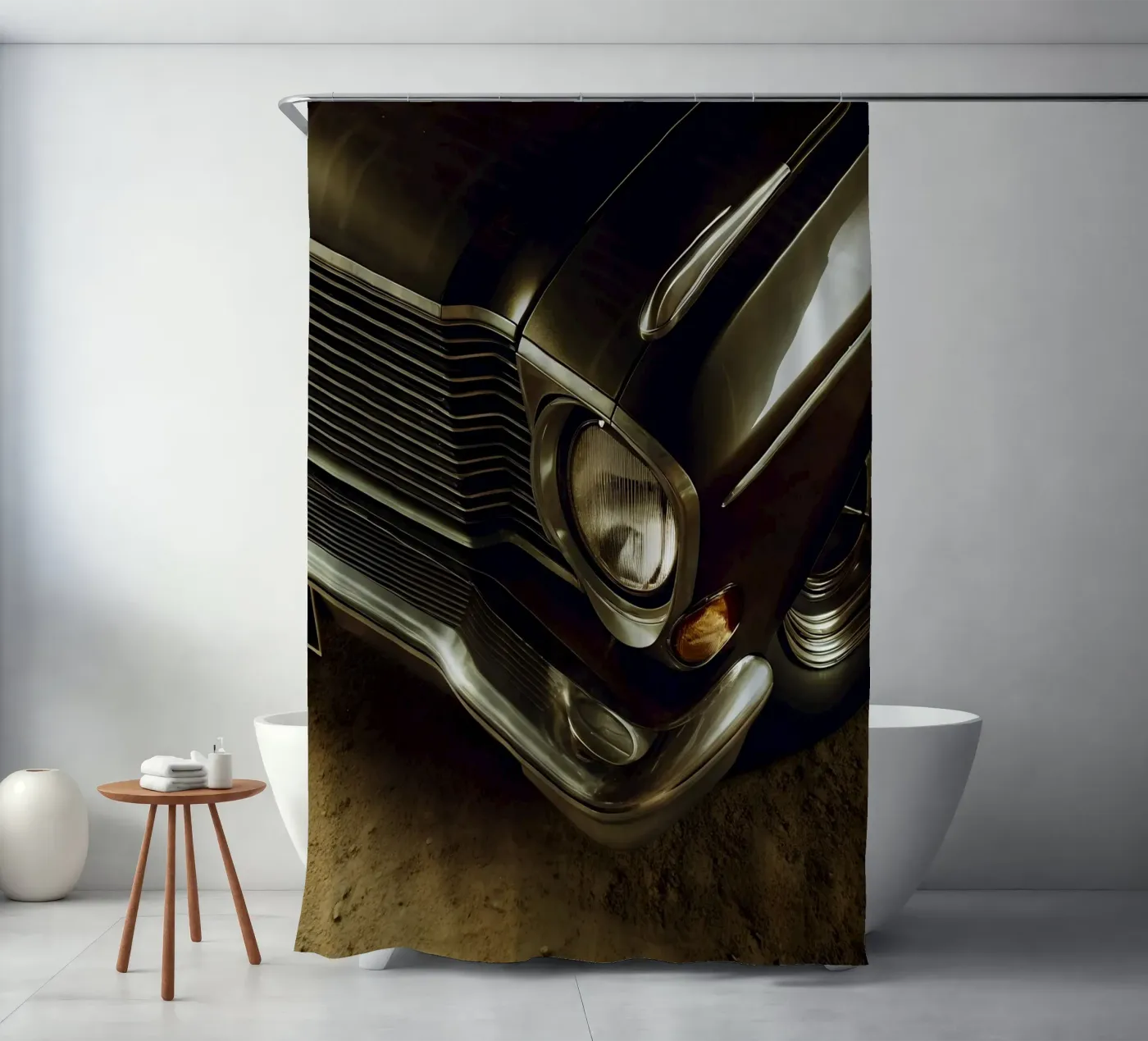 Antike Oldtimer Duschvorhang von CAR EDITION