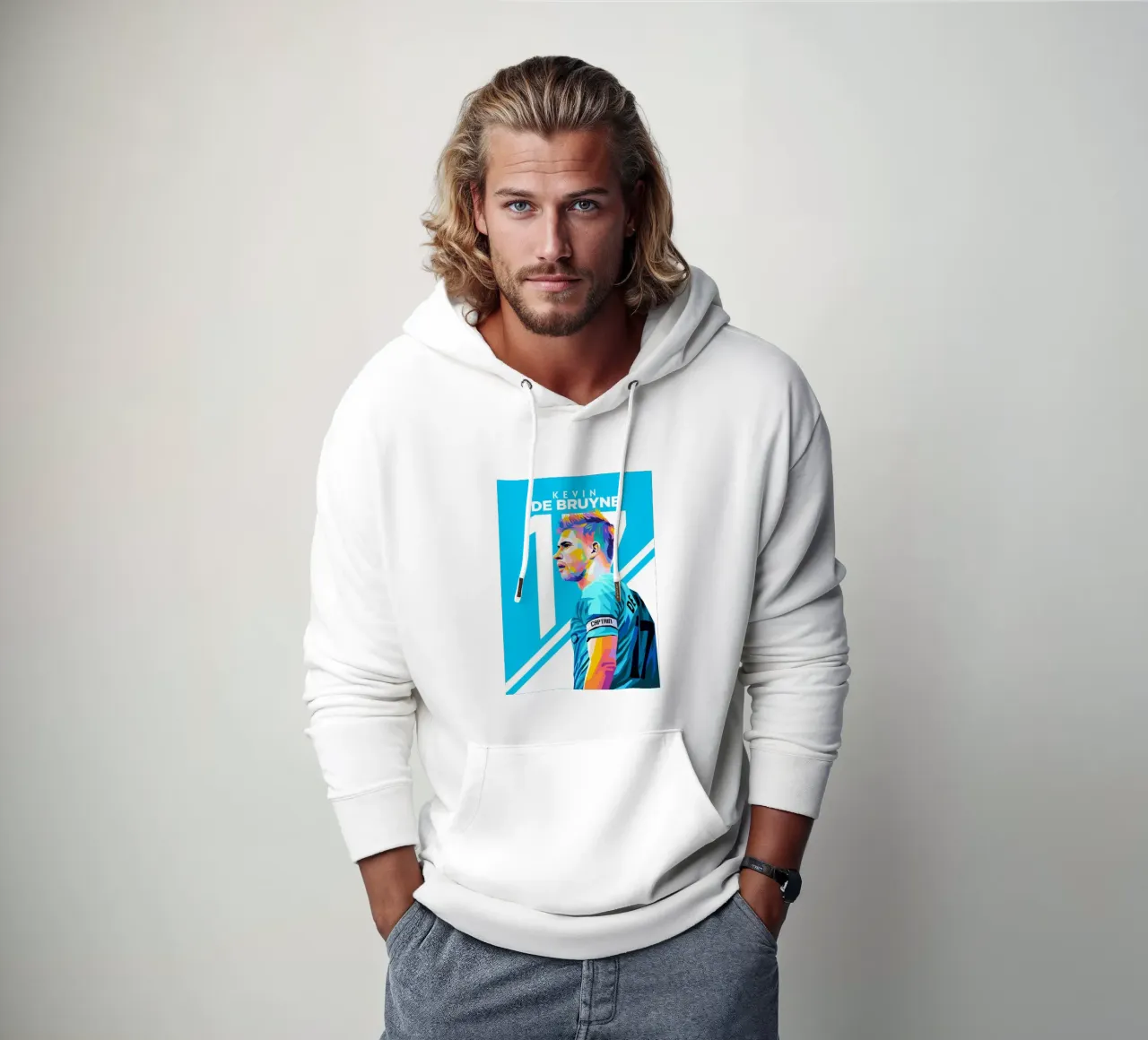 Kevin De Bruyne felpa con cappuccio da WPAP MALANG