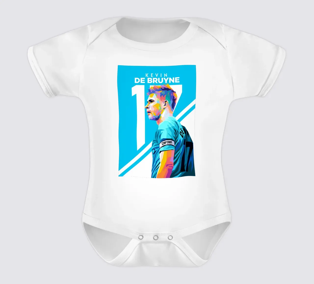 Kevin De Bruyne body neonato maniche corte da WPAP MALANG