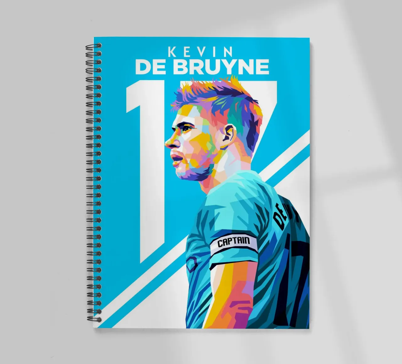Kevin De Bruyne spiral notebook by WPAP MALANG