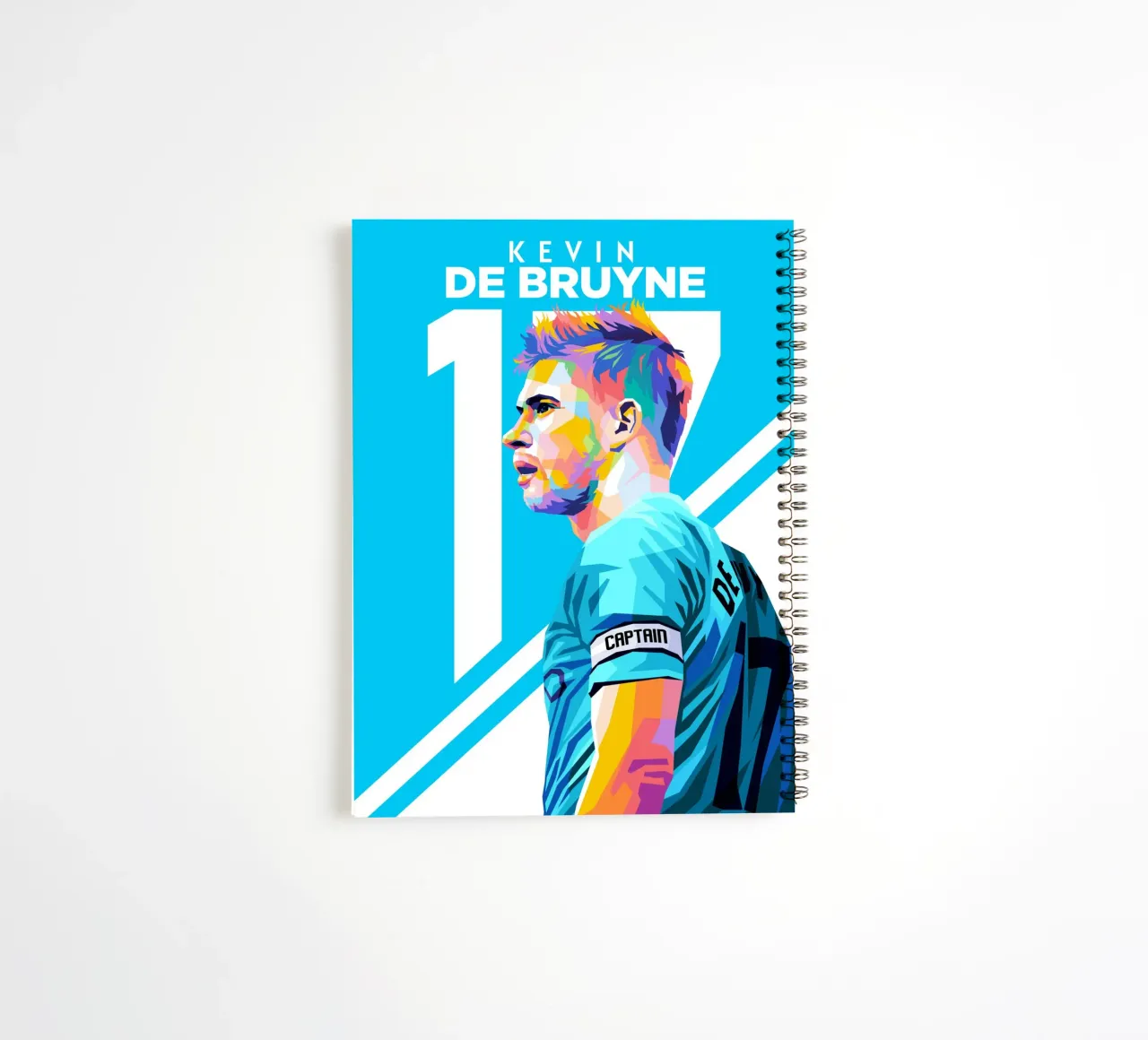 Kevin De Bruyne spiral notebook by WPAP MALANG