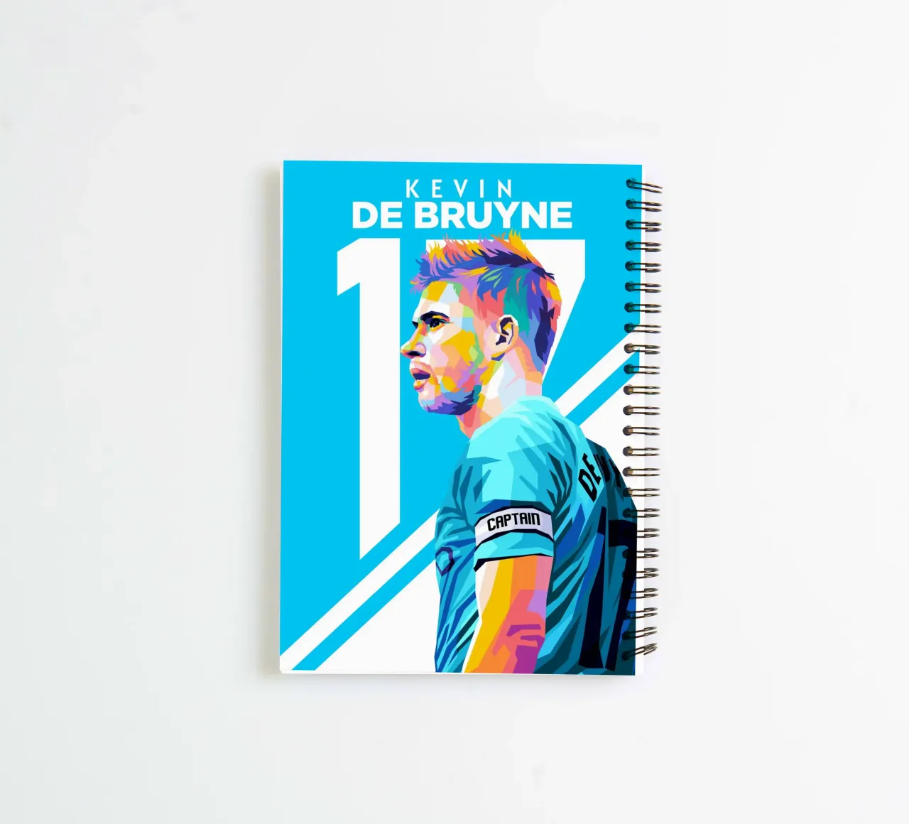 Kevin De Bruyne spiral notebook by WPAP MALANG