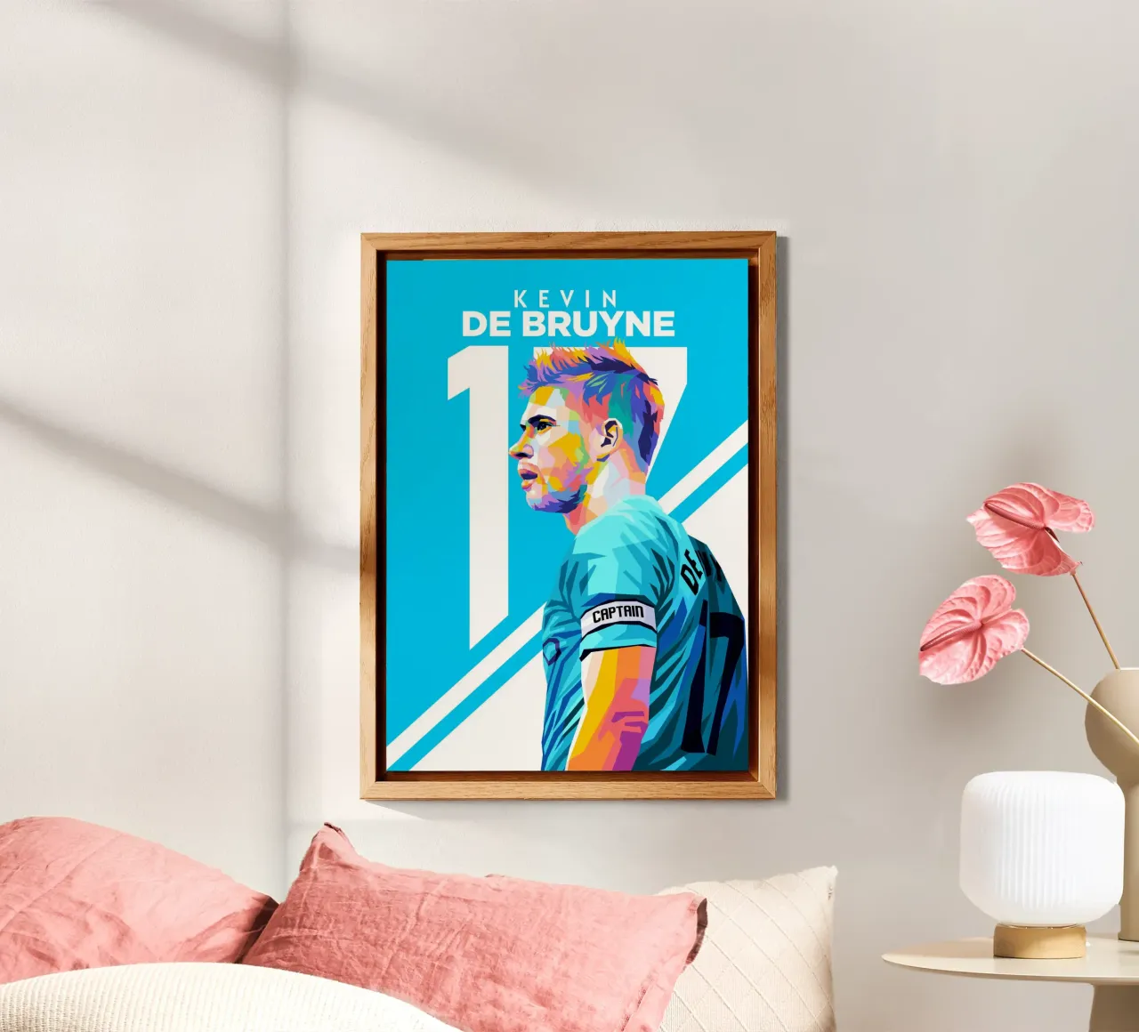 Kevin De Bruyne alluminio dibond da WPAP MALANG