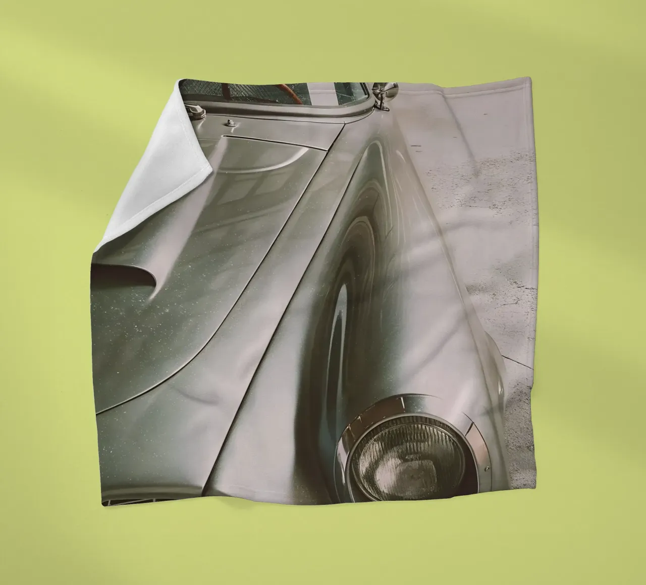 Antike Oldtimer Fleecedecke von CAR EDITION