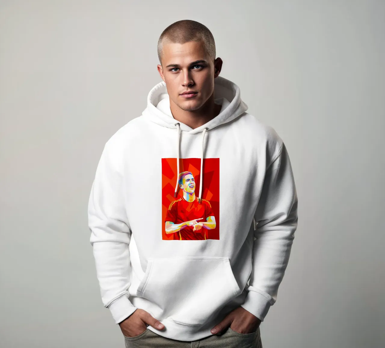 Dani Olmo Spain felpa con cappuccio da WPAP MALANG