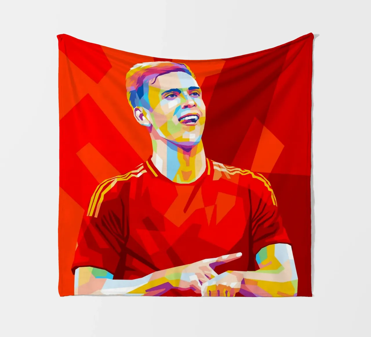 Dani Olmo Spain coperta in pile da WPAP MALANG