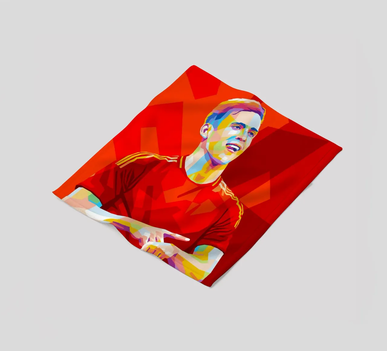 Dani Olmo Spain coperta in pile da WPAP MALANG