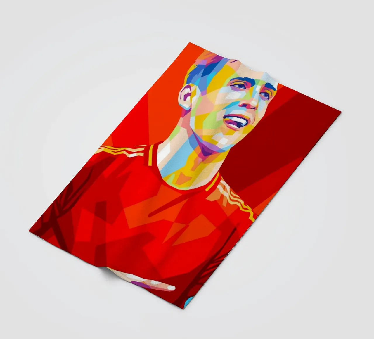 Dani Olmo Spain coperta in pile da WPAP MALANG