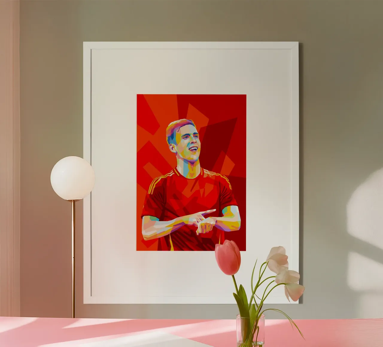 Dani Olmo Spain carta hahnemühle da WPAP MALANG