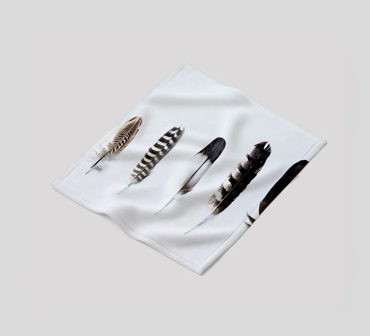 Feathers coperta in pile da Victoria Frost