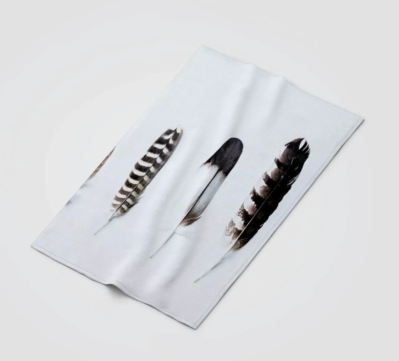 Feathers Fleecedecke von Victoria Frost