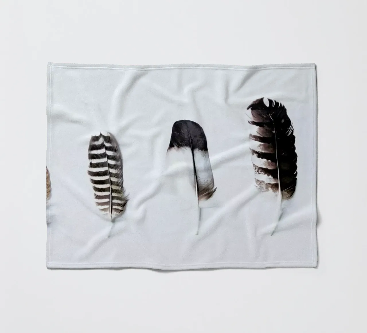 Feathers coperta in pile da Victoria Frost