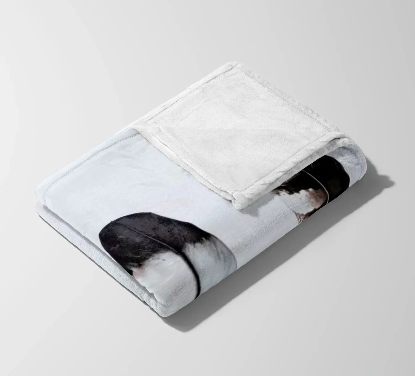 Feathers fleece blanket by Victoria Frost