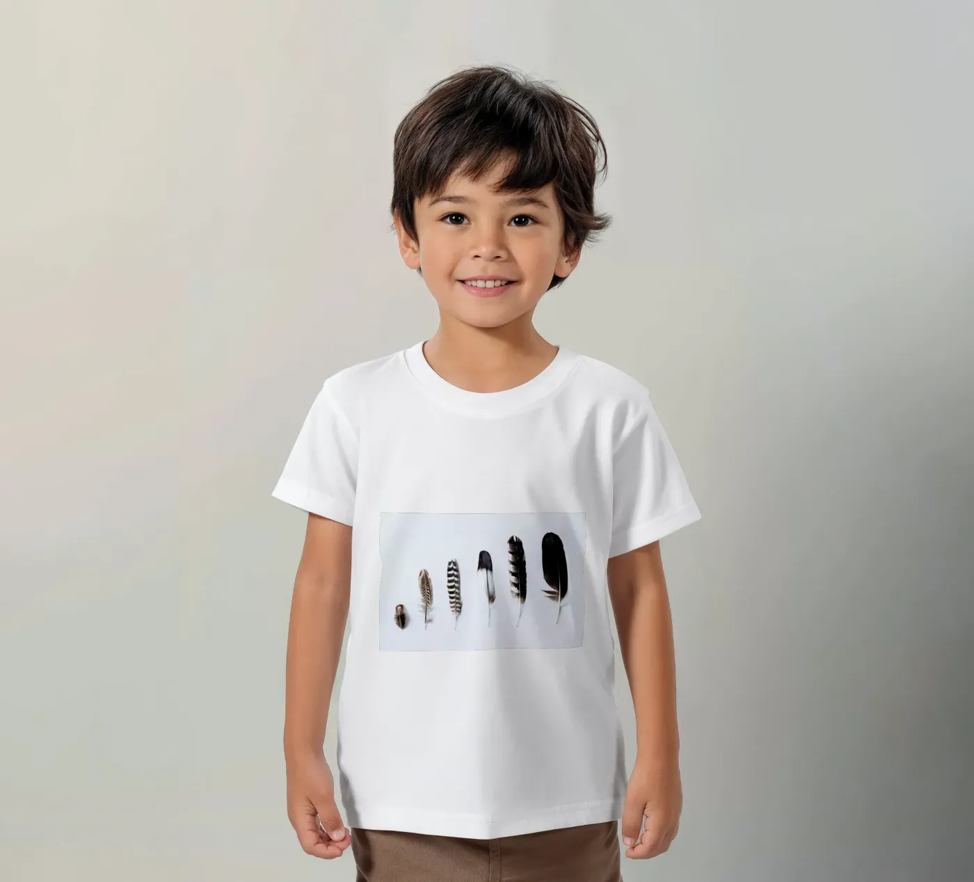Feathers t-shirt bambini da Victoria Frost