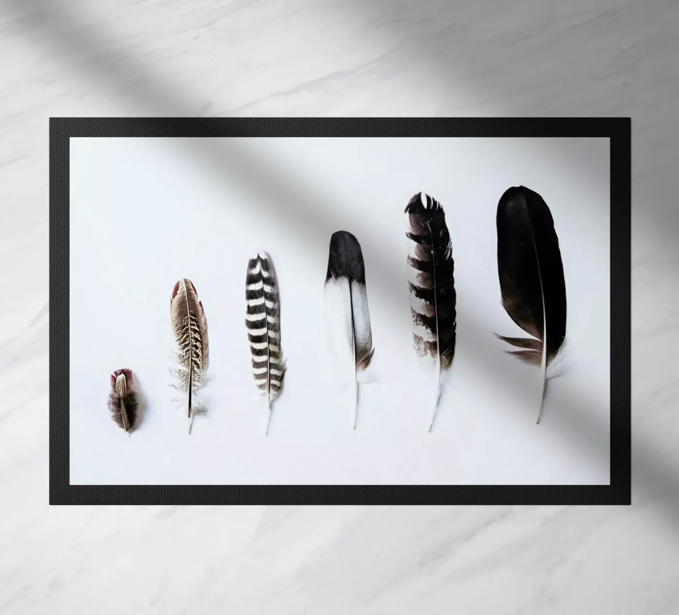 Feathers deurmat van Victoria Frost