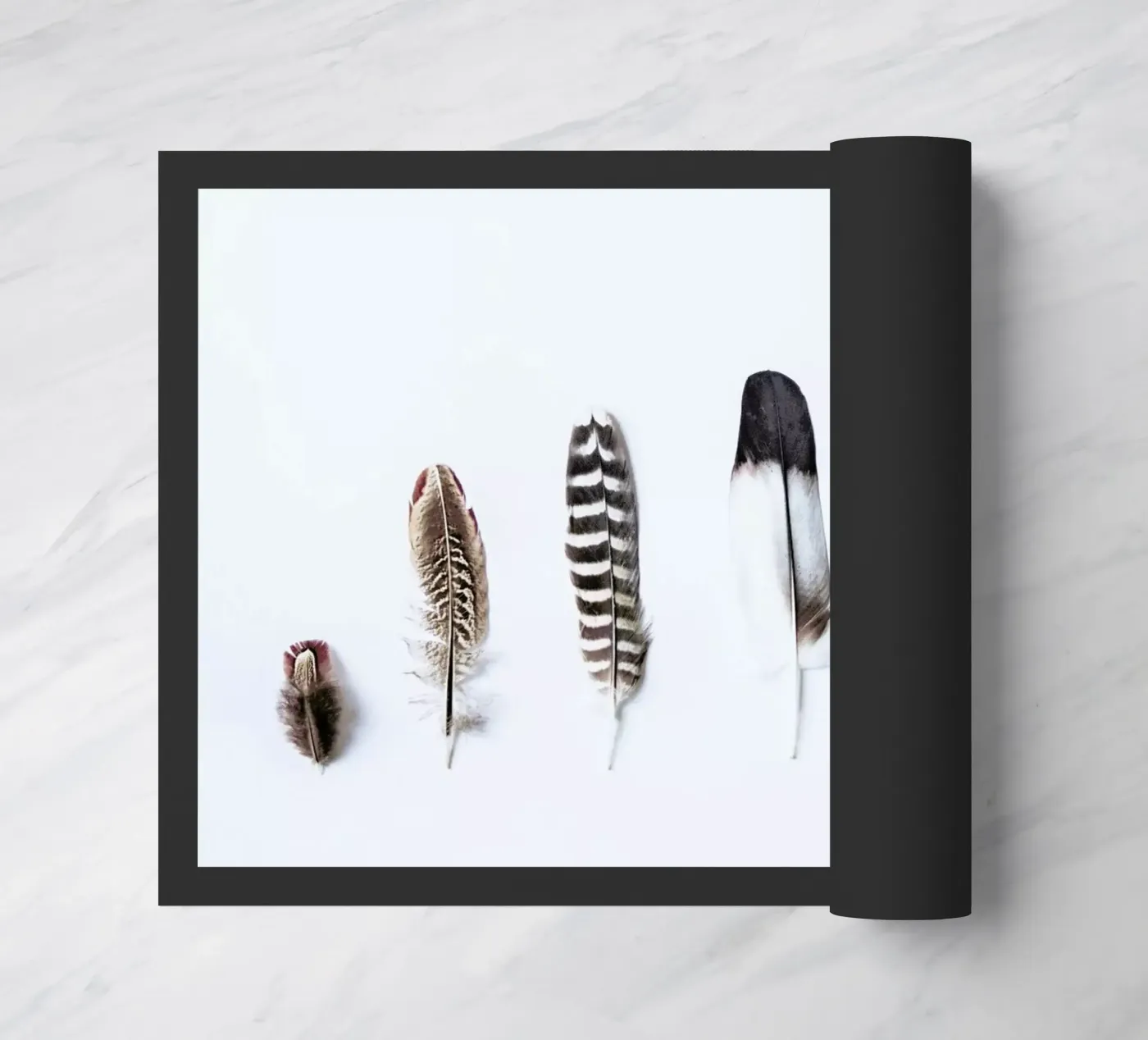 Feathers deurmat van Victoria Frost