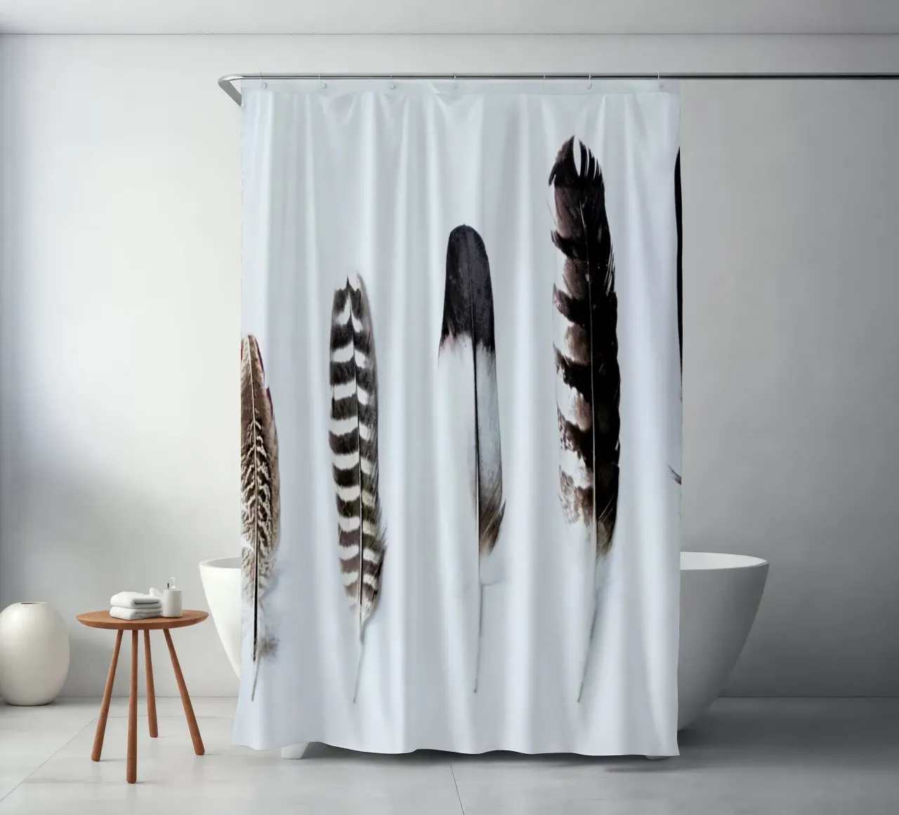 Feathers tenda da doccia da Victoria Frost