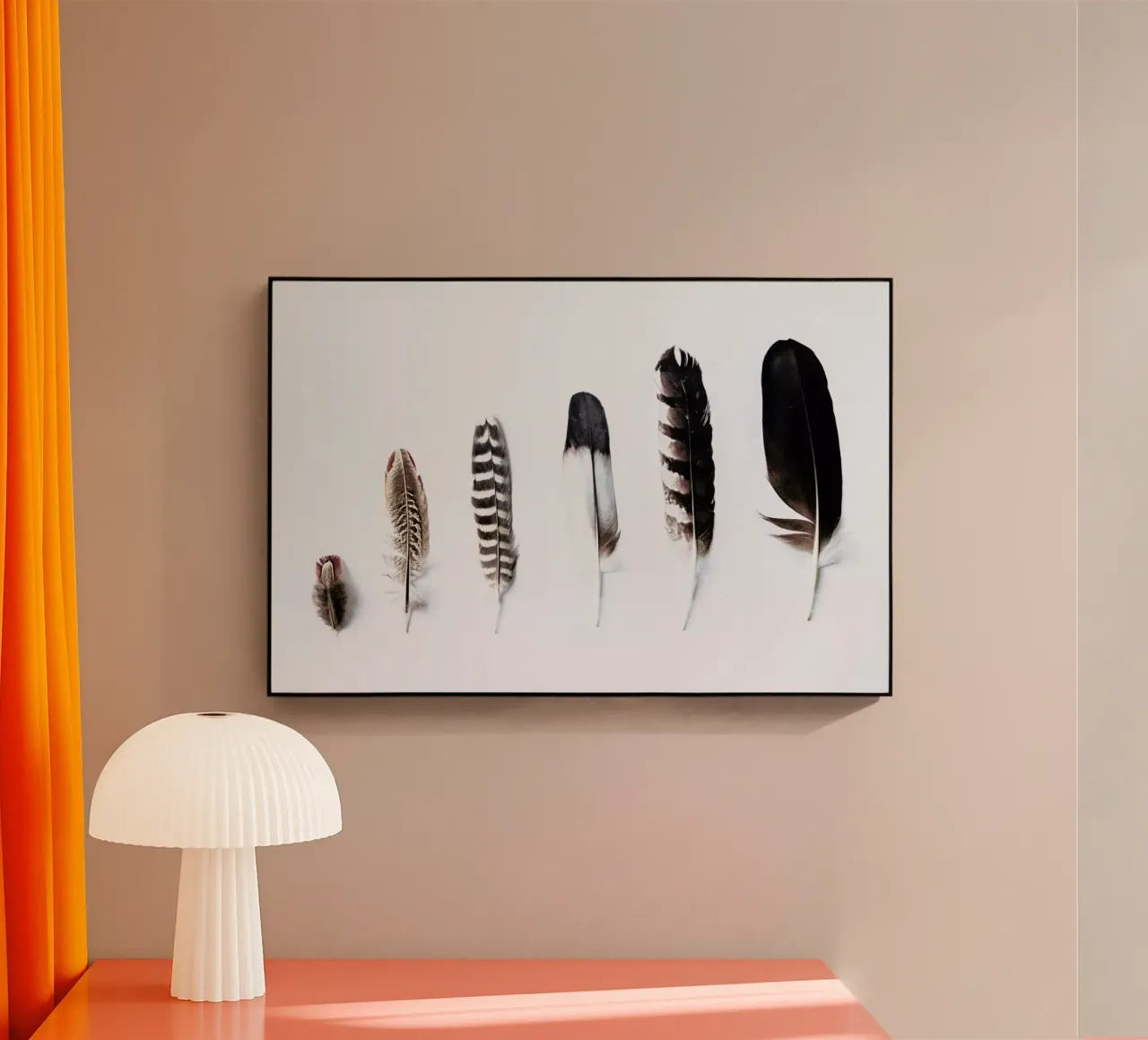 Feathers plexiglass da Victoria Frost