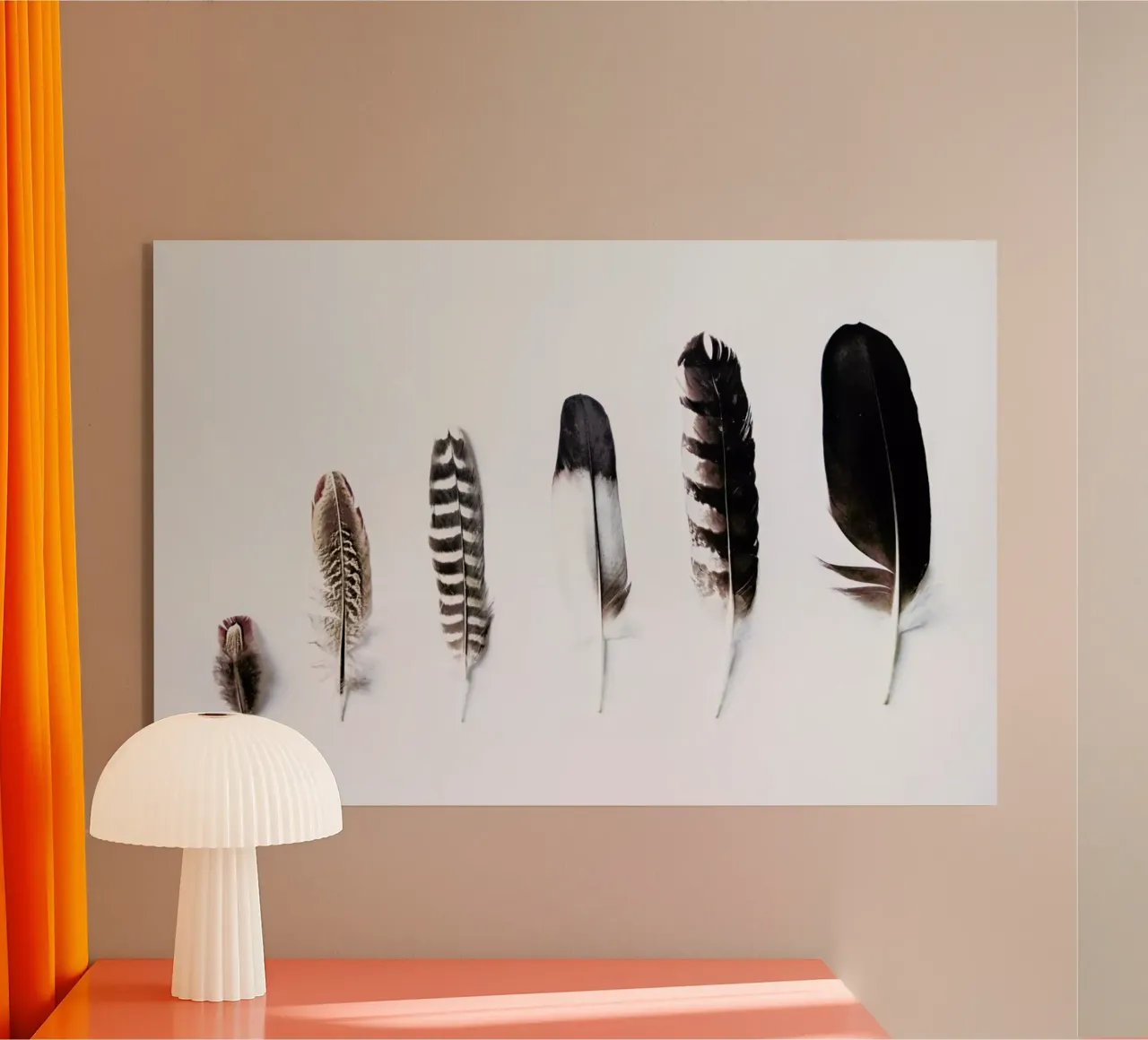 Feathers plexiglass da Victoria Frost