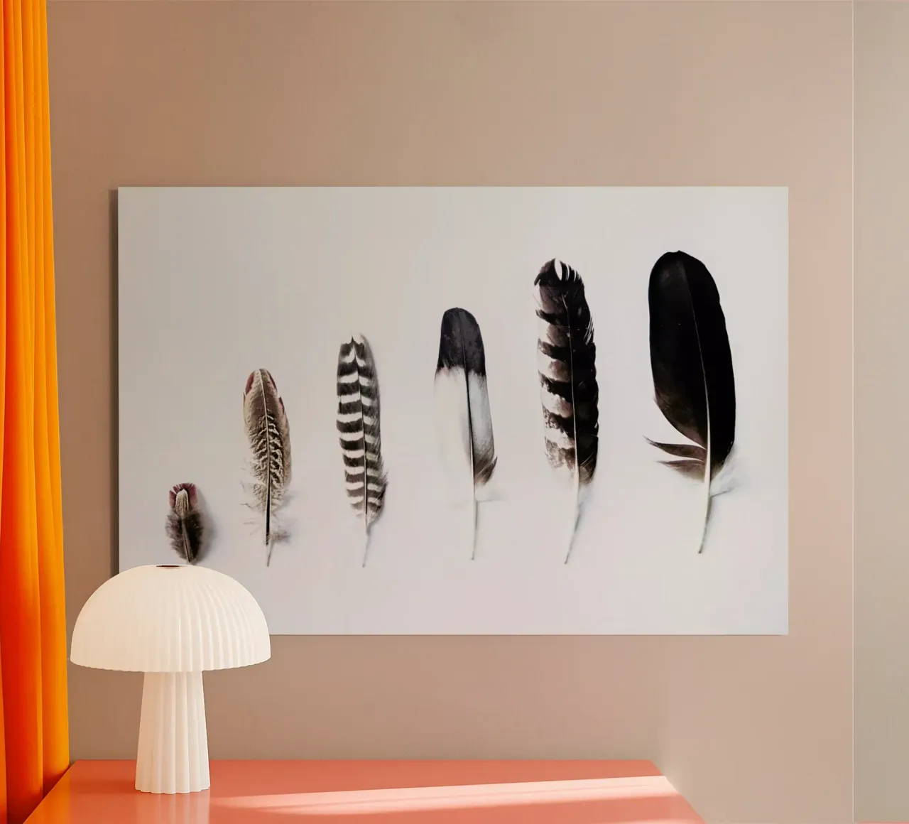 Feathers alluminio dibond da Victoria Frost