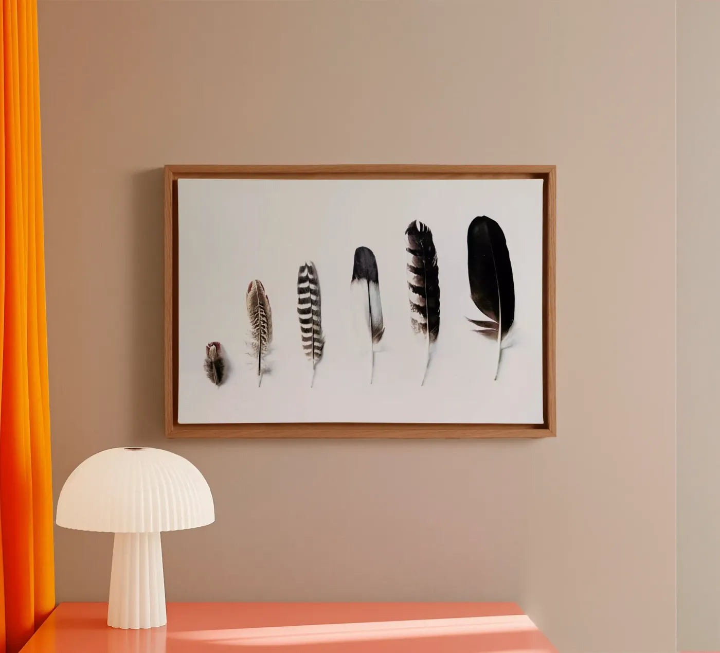 Feathers canvas van Victoria Frost