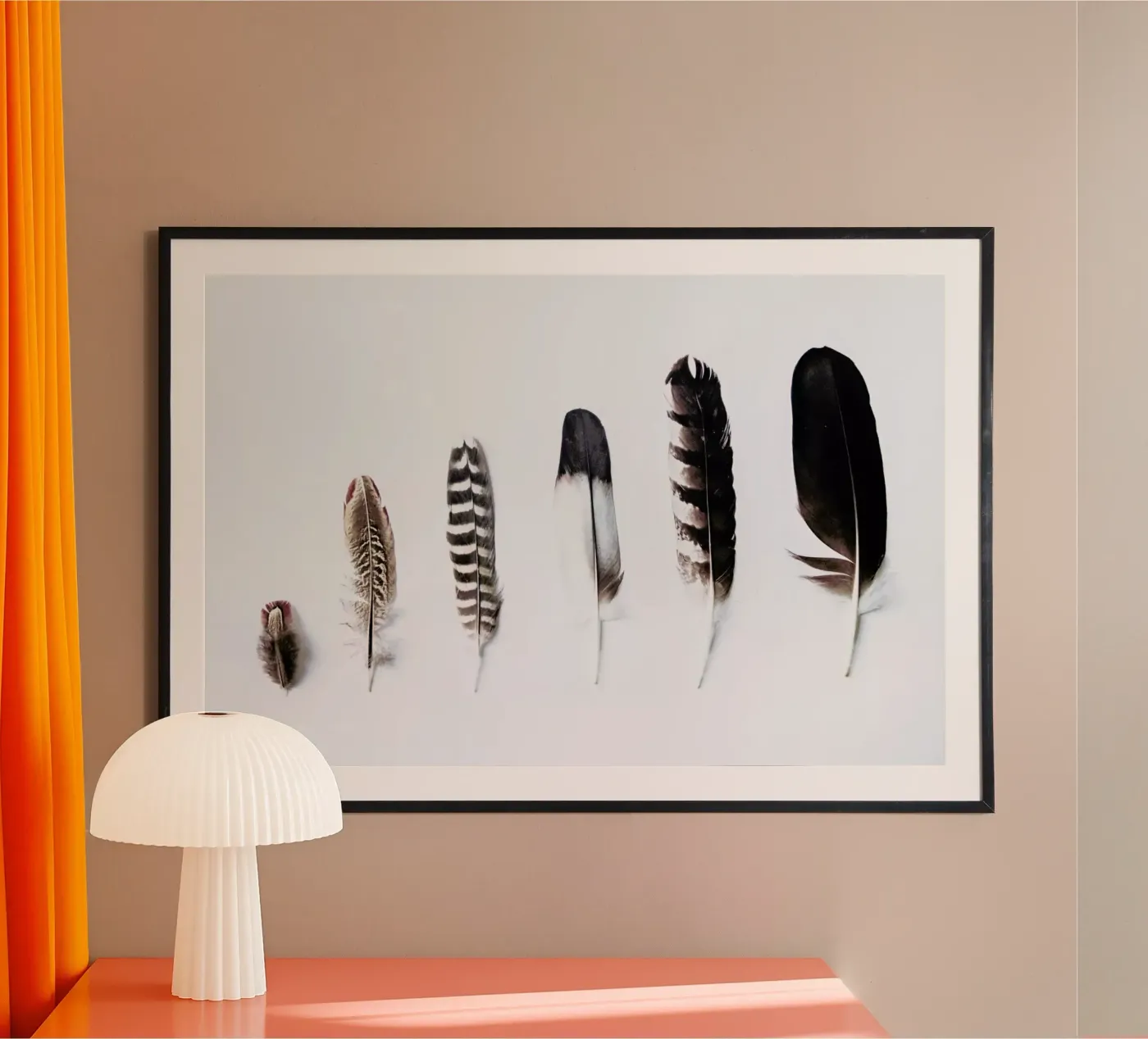 Feathers poster by Victoria Frost