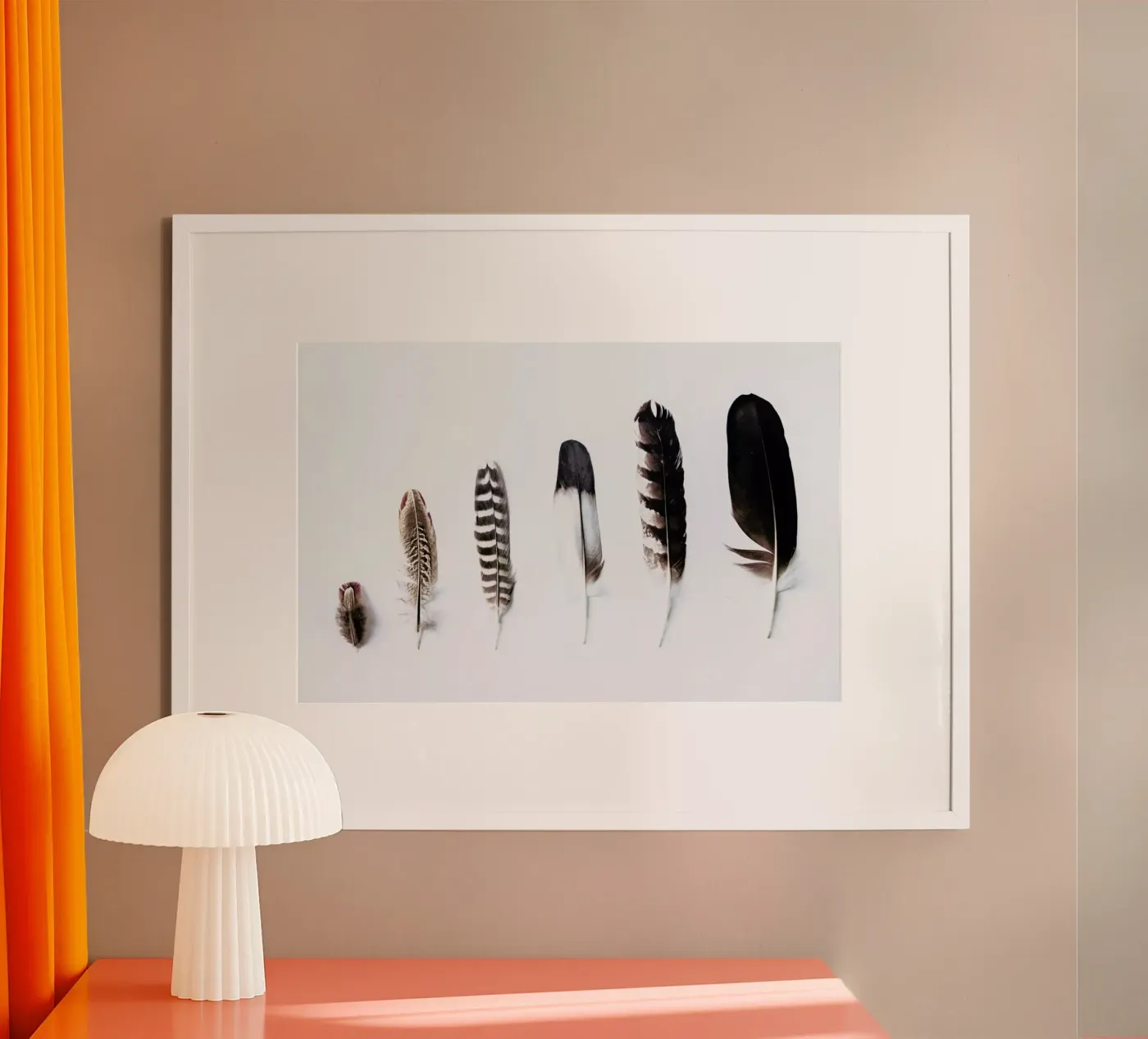 Feathers poster by Victoria Frost