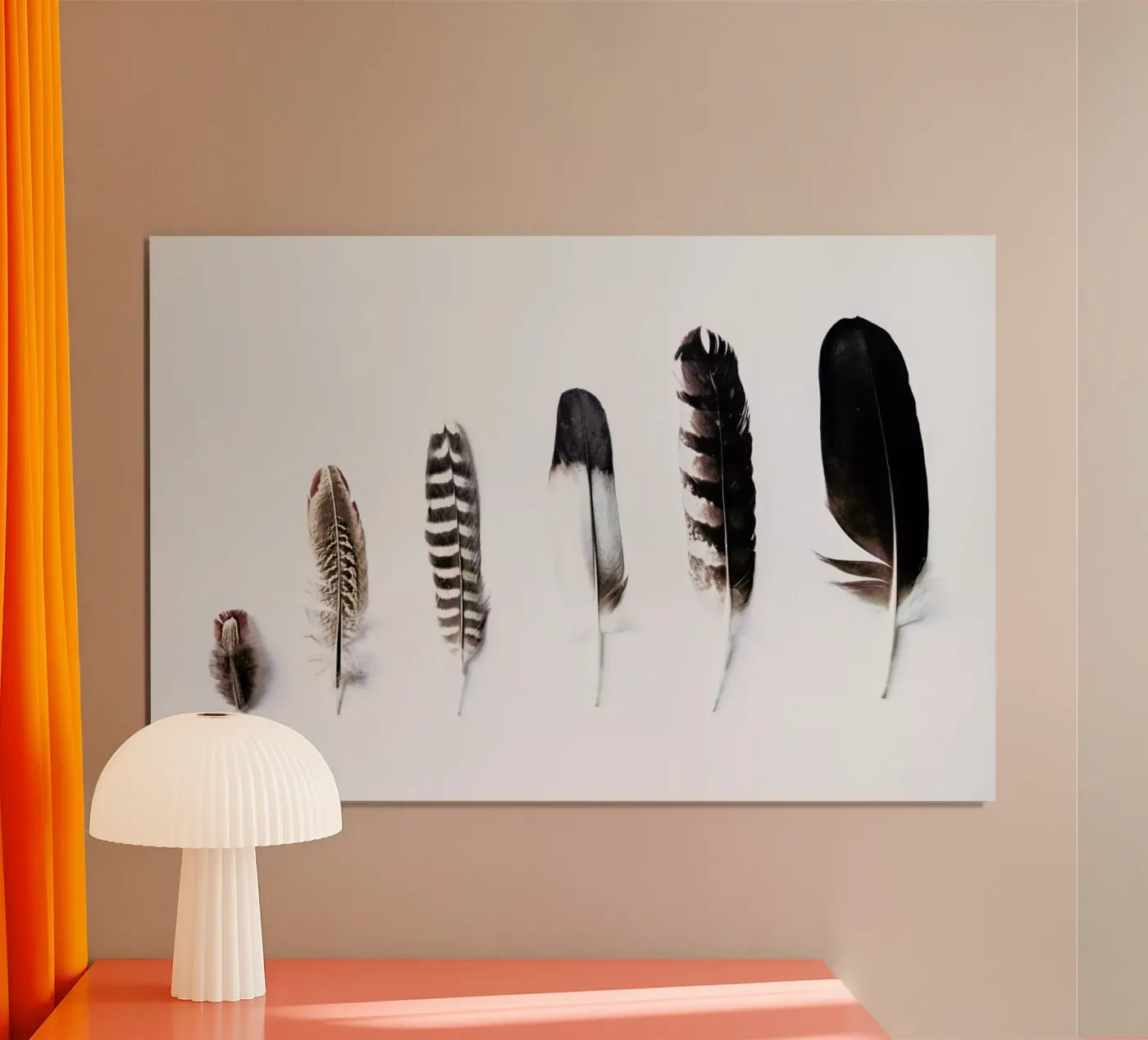 Feathers poster by Victoria Frost