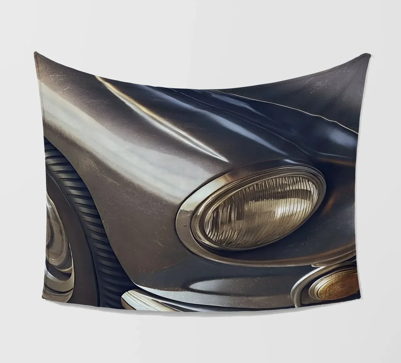 Antike Oldtimer Fleecedecke von CAR EDITION