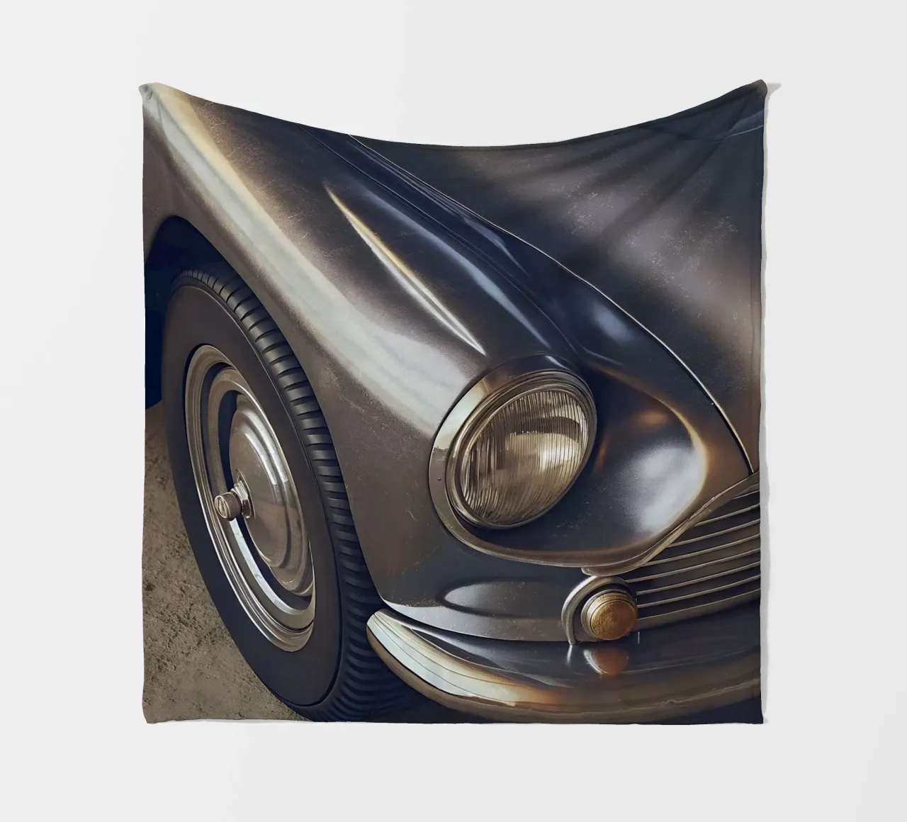 Antike Oldtimer Fleecedecke von CAR EDITION