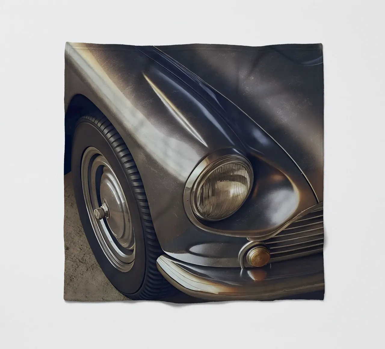 Antike Oldtimer Fleecedecke von CAR EDITION