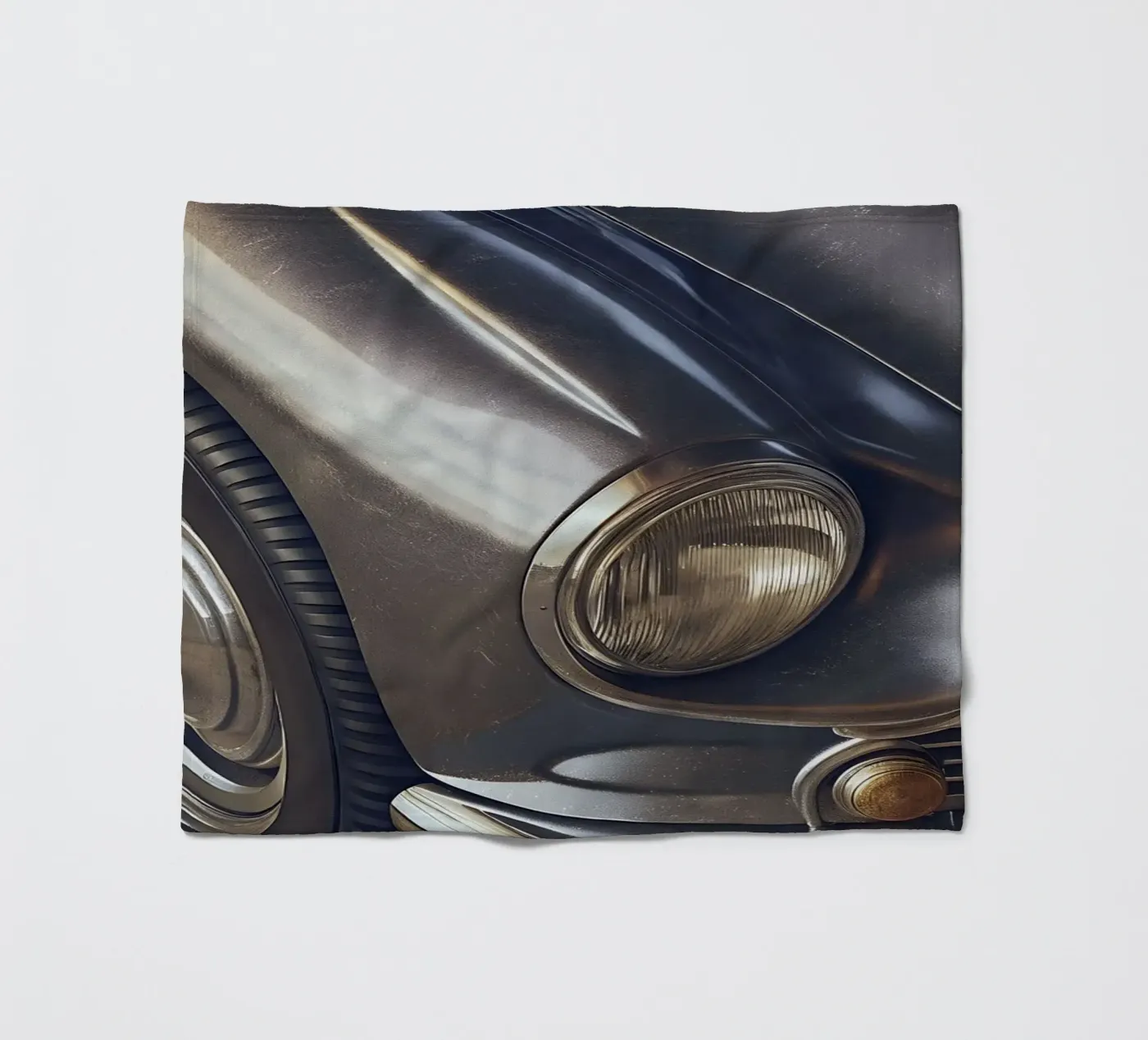 Antike Oldtimer Fleecedecke von CAR EDITION
