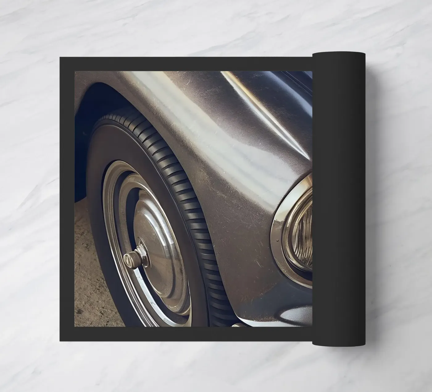 Antike Oldtimer Fußmatte von CAR EDITION