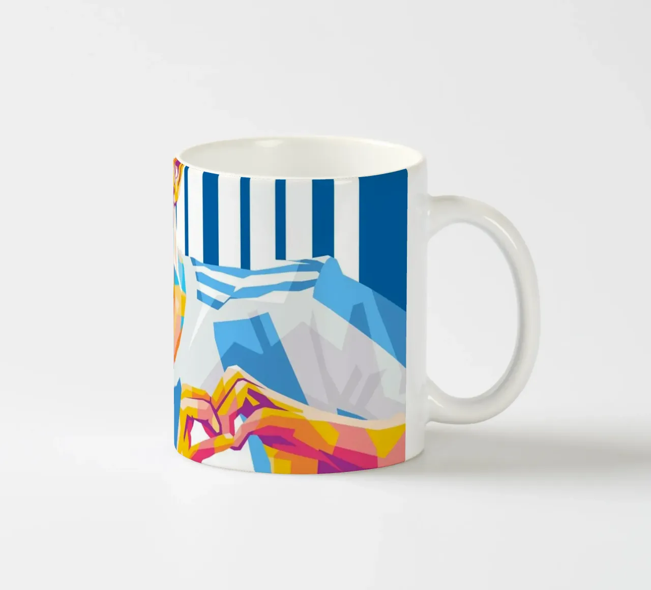 Angel Dimaria tazza in ceramica da WPAP MALANG