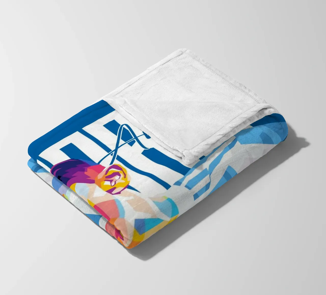 Angel Dimaria fleece blanket by WPAP MALANG