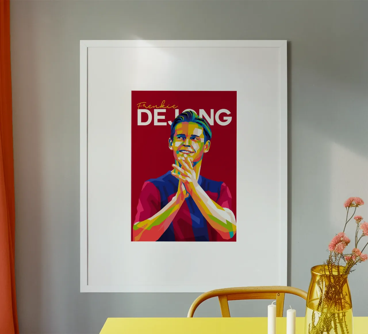 Frenkie De Jong poster da WPAP MALANG