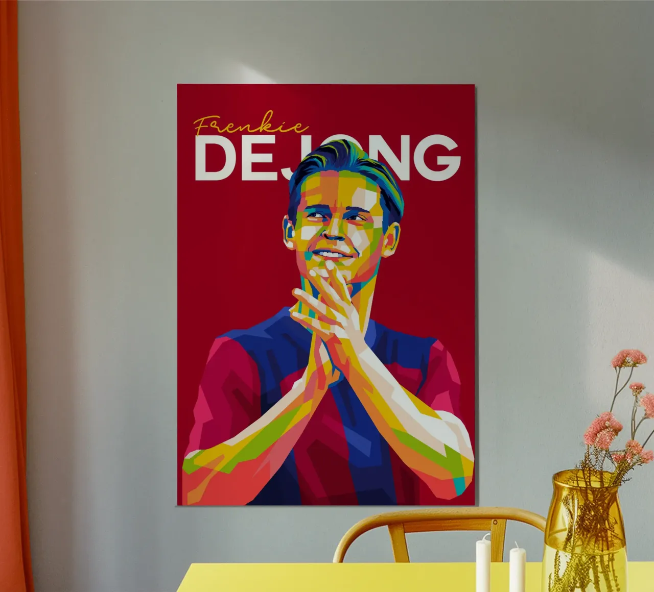 Frenkie De Jong poster da WPAP MALANG