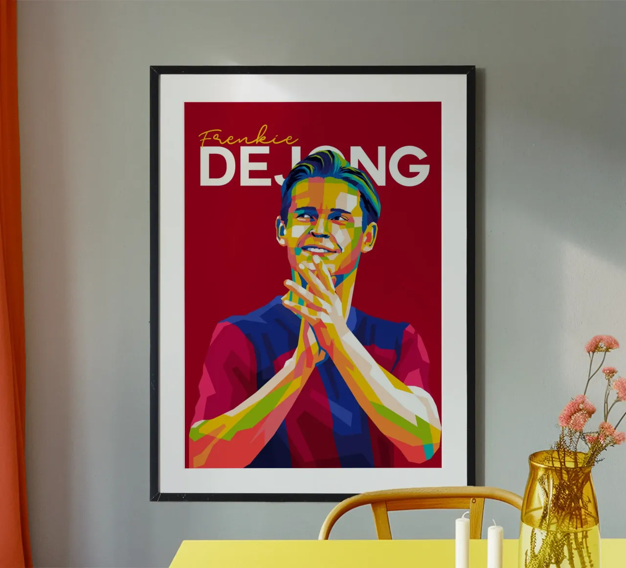 Frenkie De Jong poster da WPAP MALANG