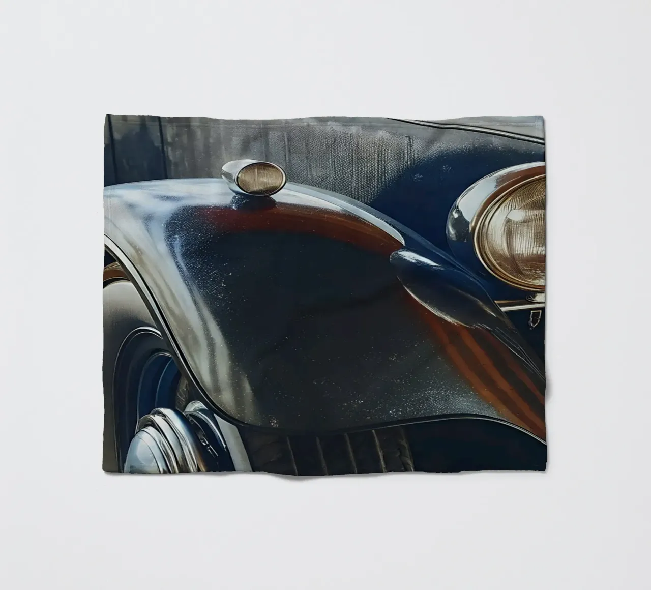 Antike Oldtimer Fleecedecke von CAR EDITION