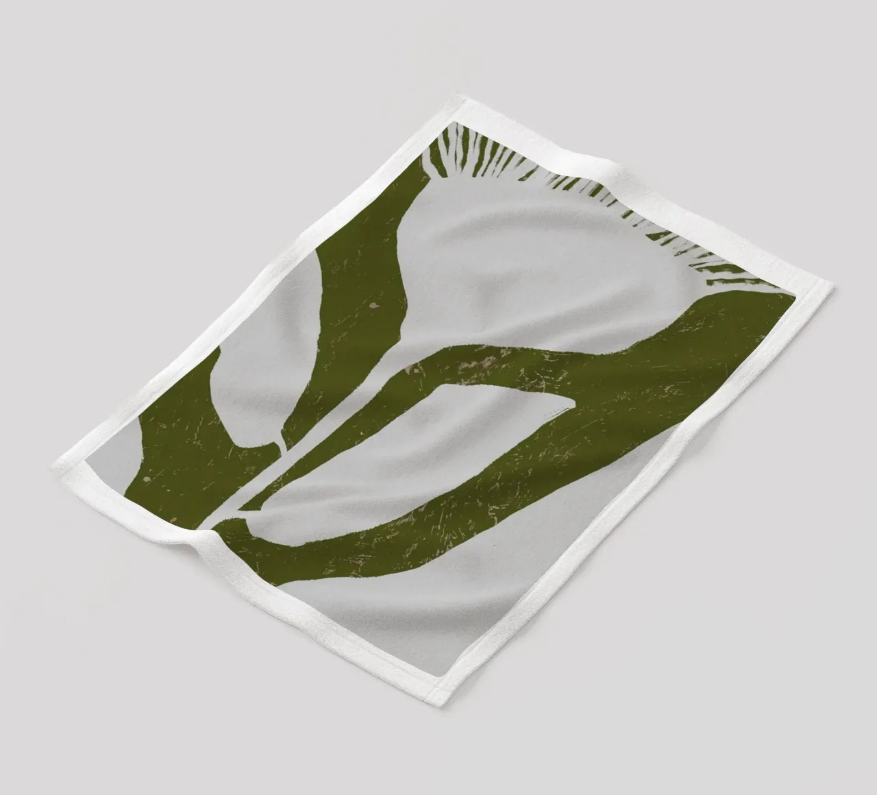 Maschera di fiori coperta in pile da Little Dean