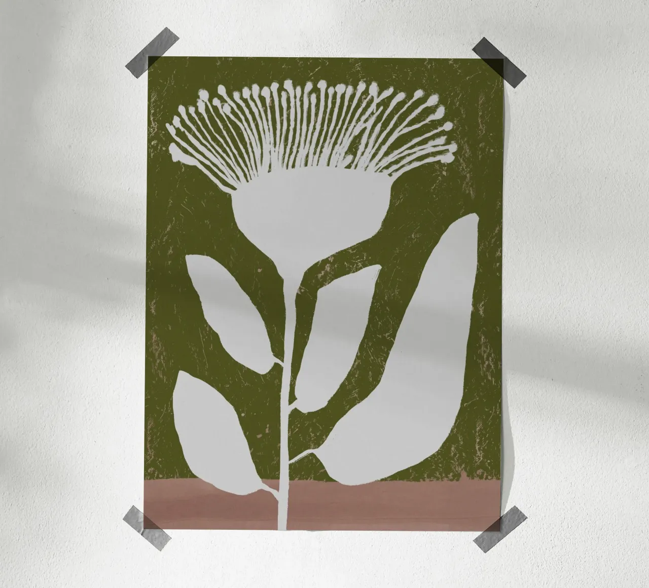 Maschera di fiori carta hahnemühle da Little Dean